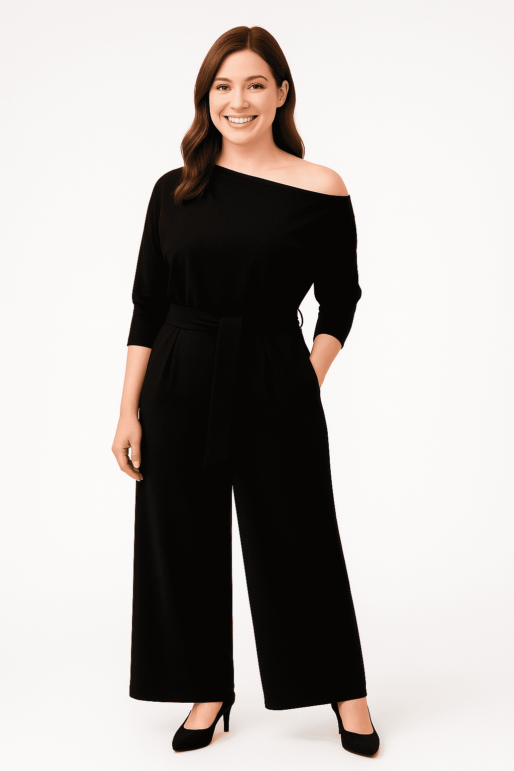 Cotton Jersey Palazzo Jumpsuit